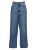 Jeans in denim di cotone blu SÉFR