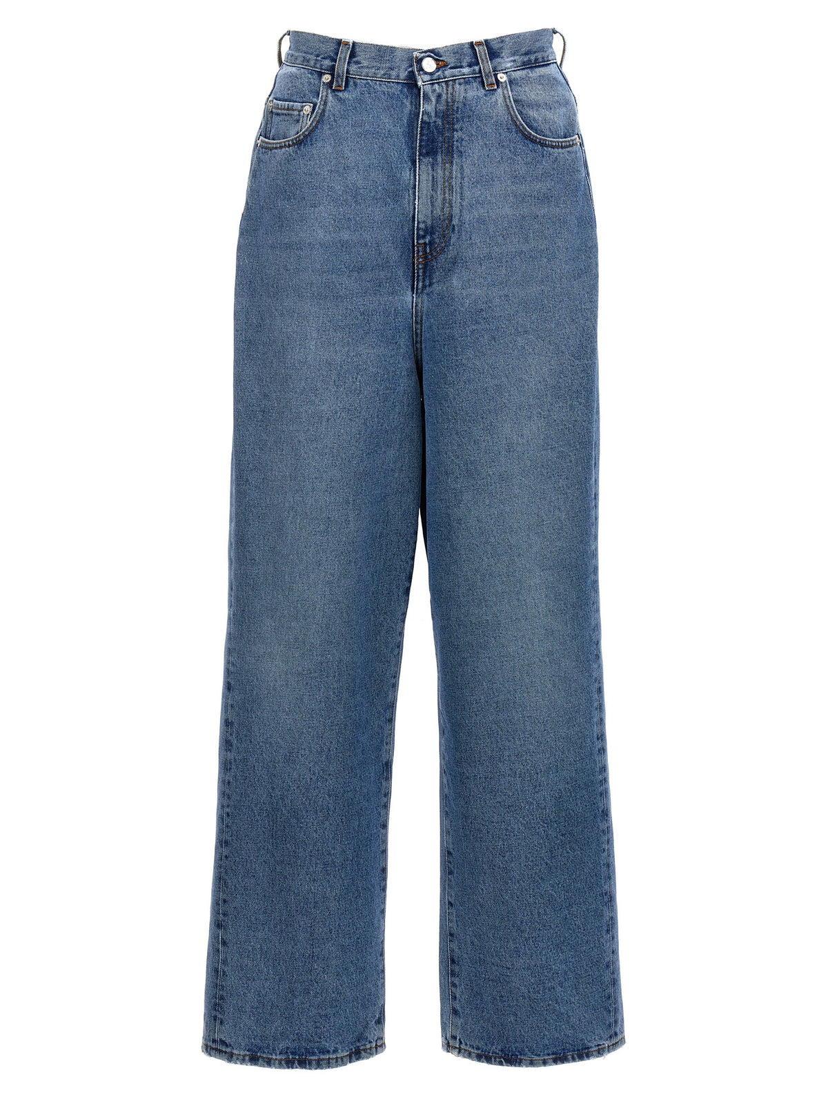 Jeans in denim di cotone blu SÉFR