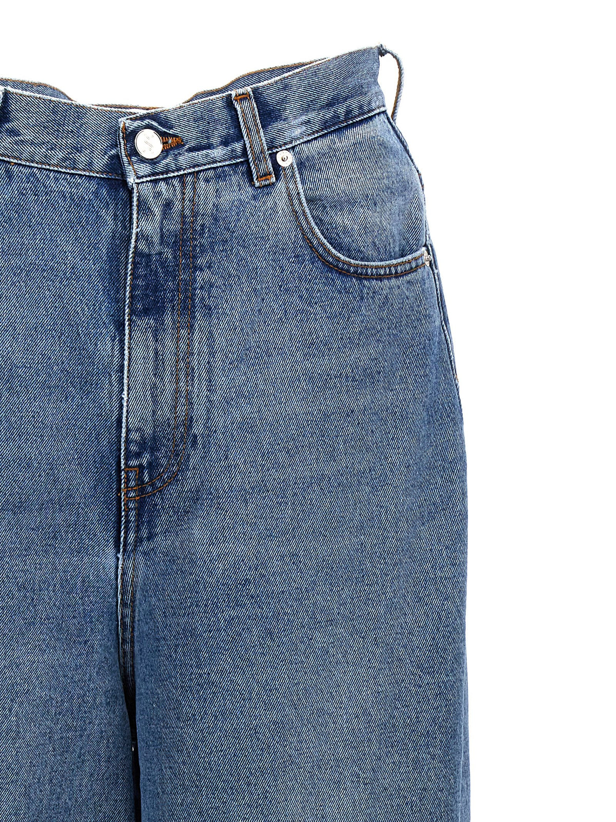 Jeans in denim di cotone blu SÉFR