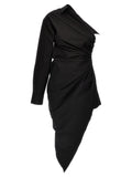 Robe Courte Alexander Wang en Coton Noir