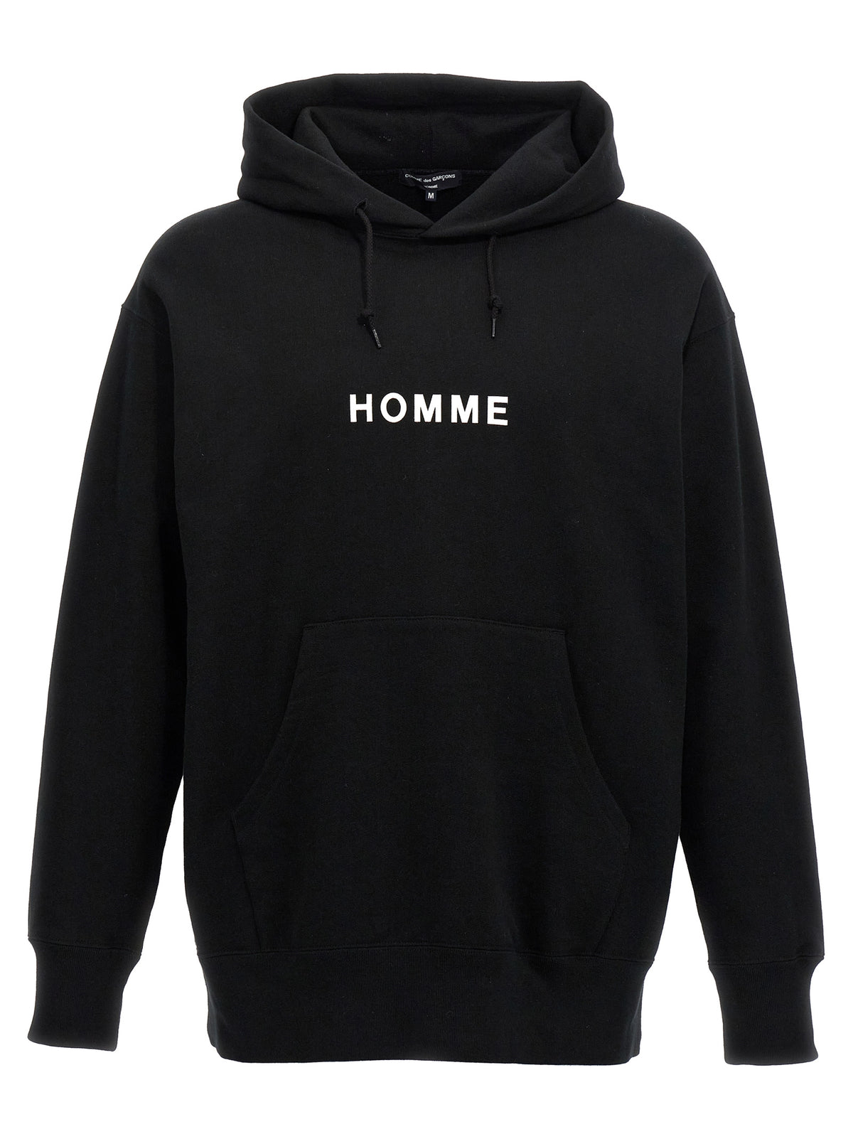 Felpa in cotone nera Comme Des Garçons