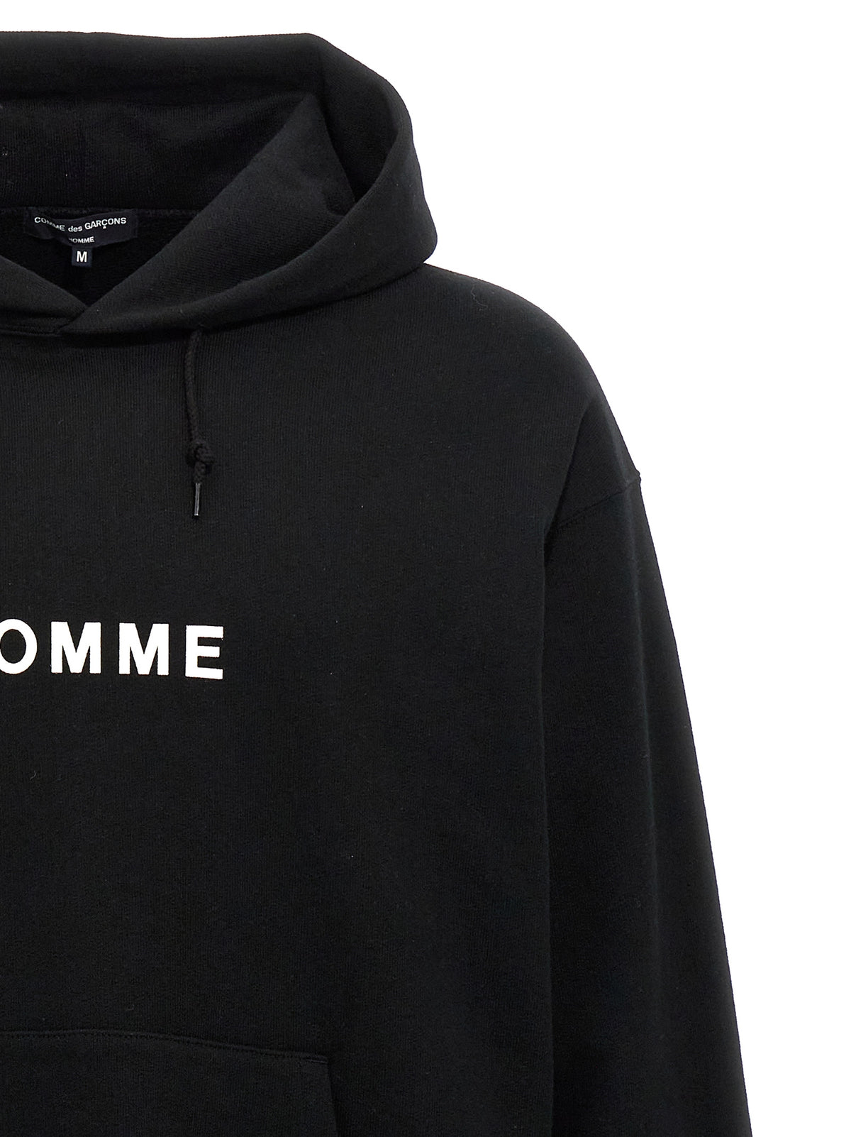 Felpa in cotone nera Comme Des Garçons