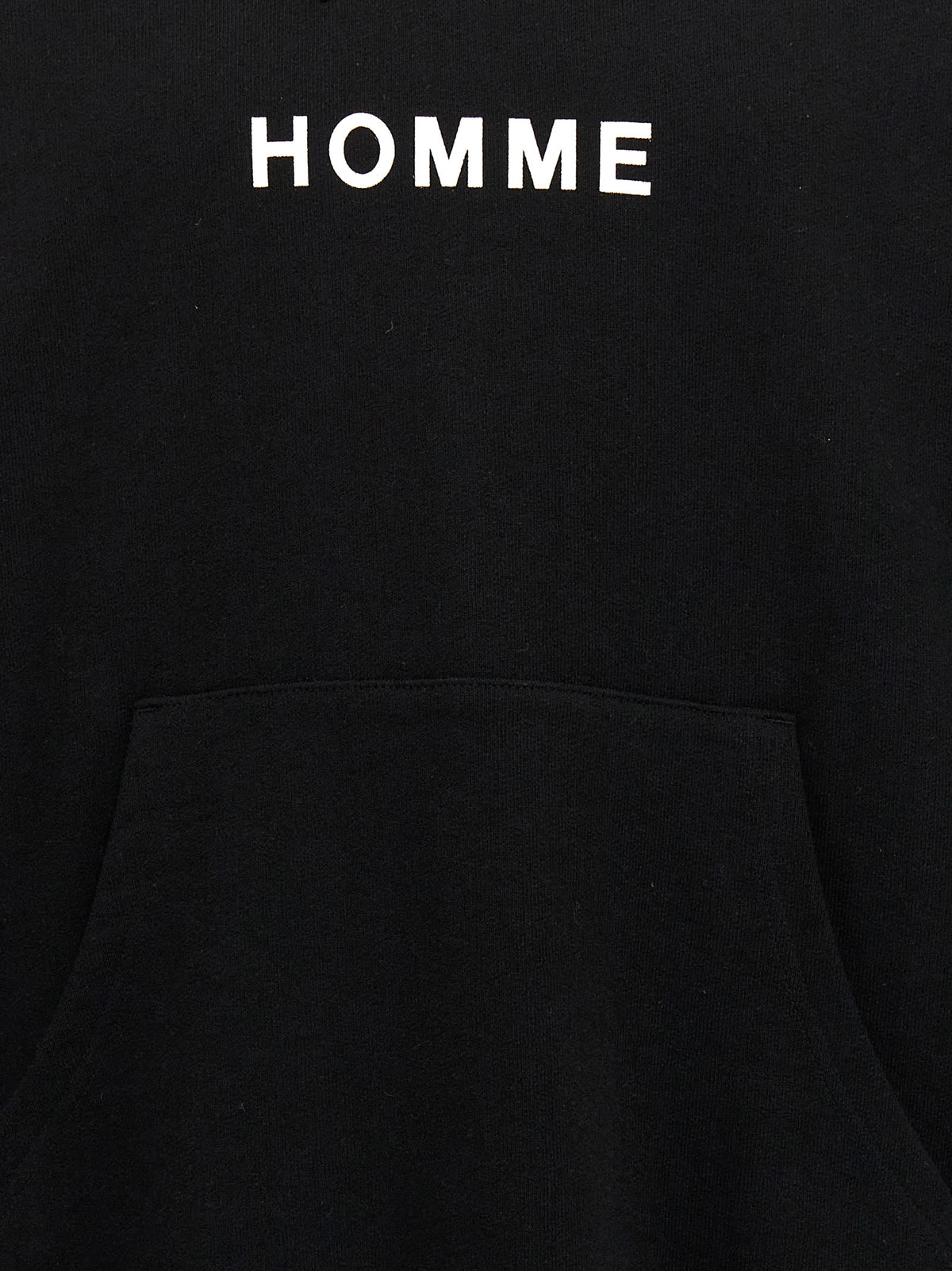 Felpa in cotone nera Comme Des Garçons