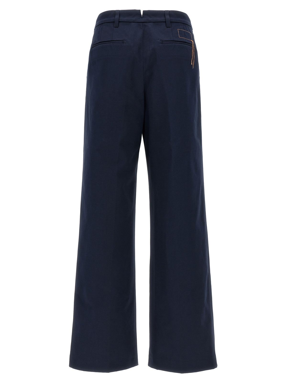 Pantalon décontracté en coton bleu Fortela