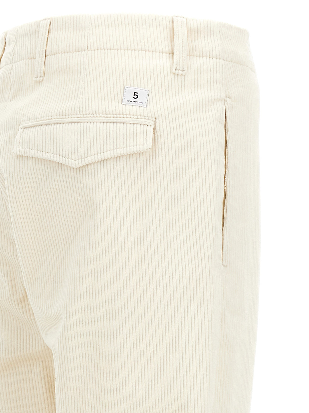 Pantaloni casual bianchi in cotone Department 5