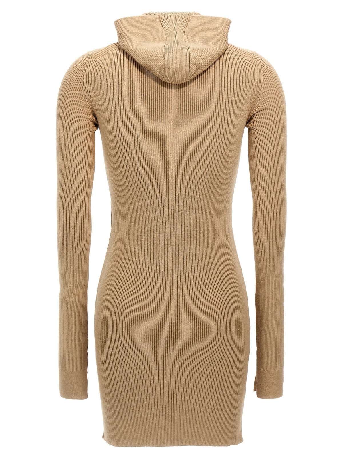 Abito corto Fendi in lana beige