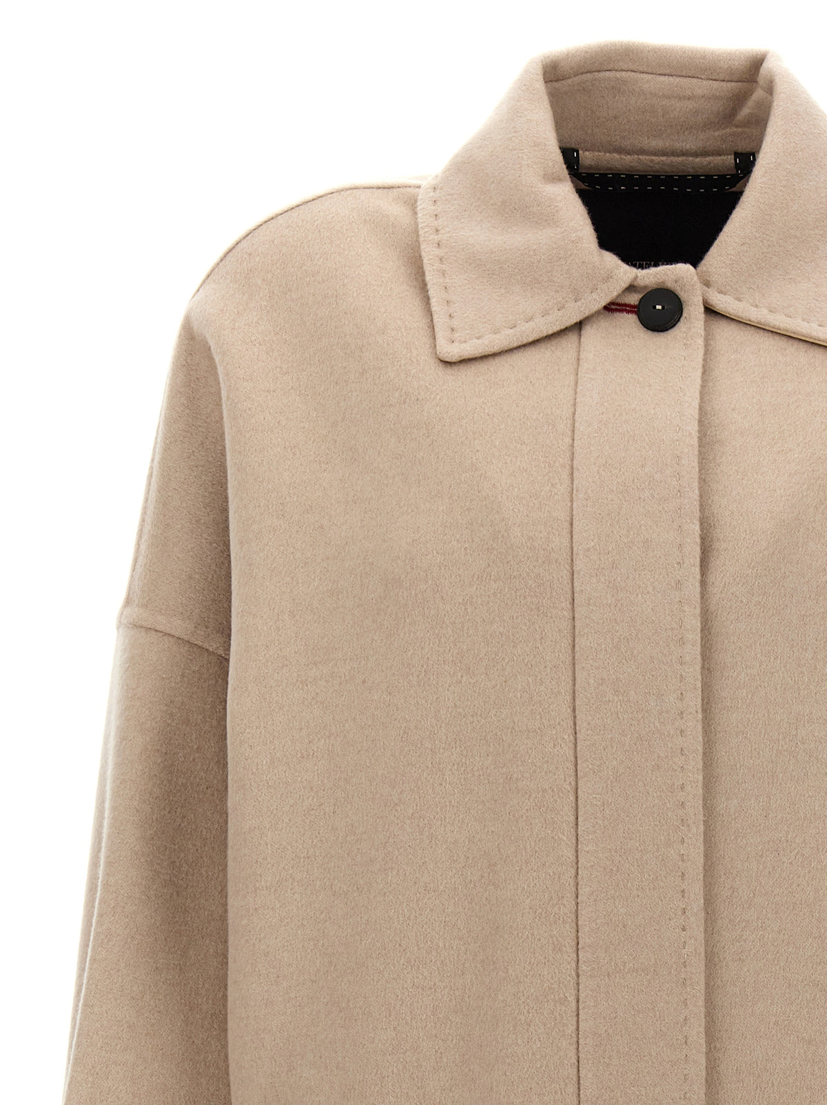 Max Mara Cappotto Baruffa in Cashmere Beige