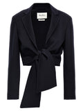 Giacca Max Mara lunga in lana blu