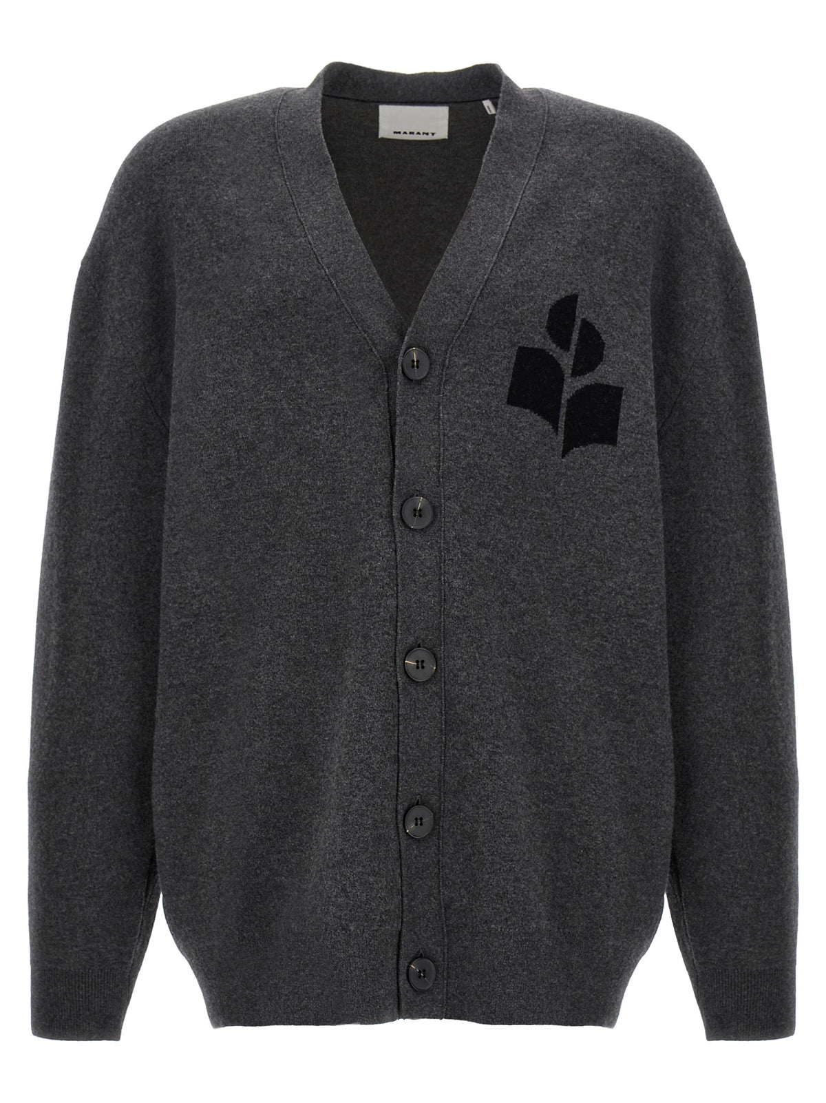 Gilet en coton gris Isabel Marant