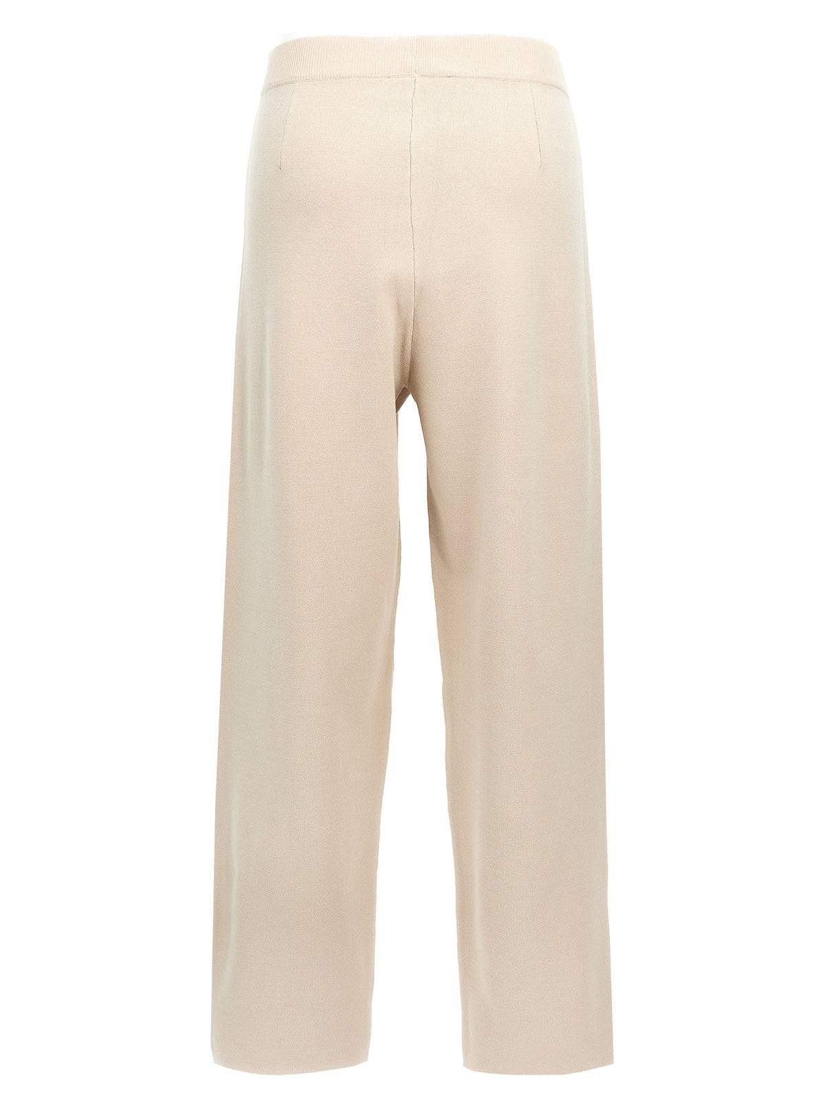 Pantaloni casual Max Mara in viscosa beige
