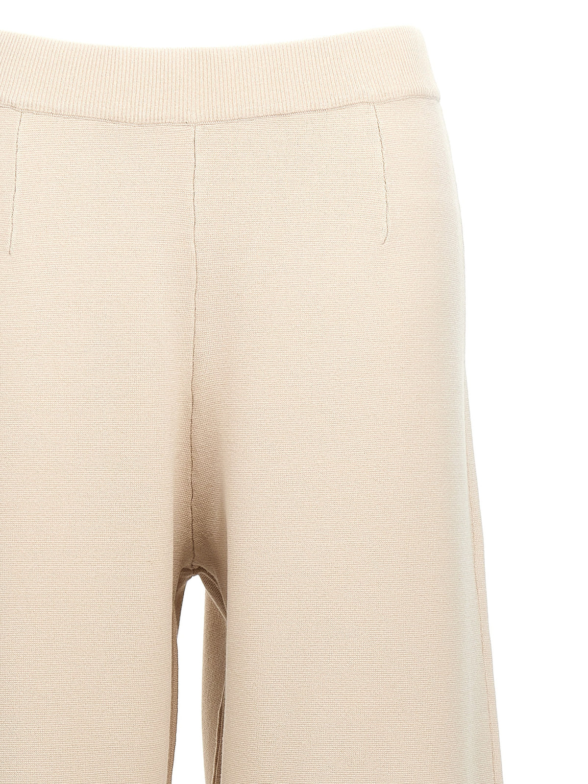 Pantaloni casual Max Mara in viscosa beige