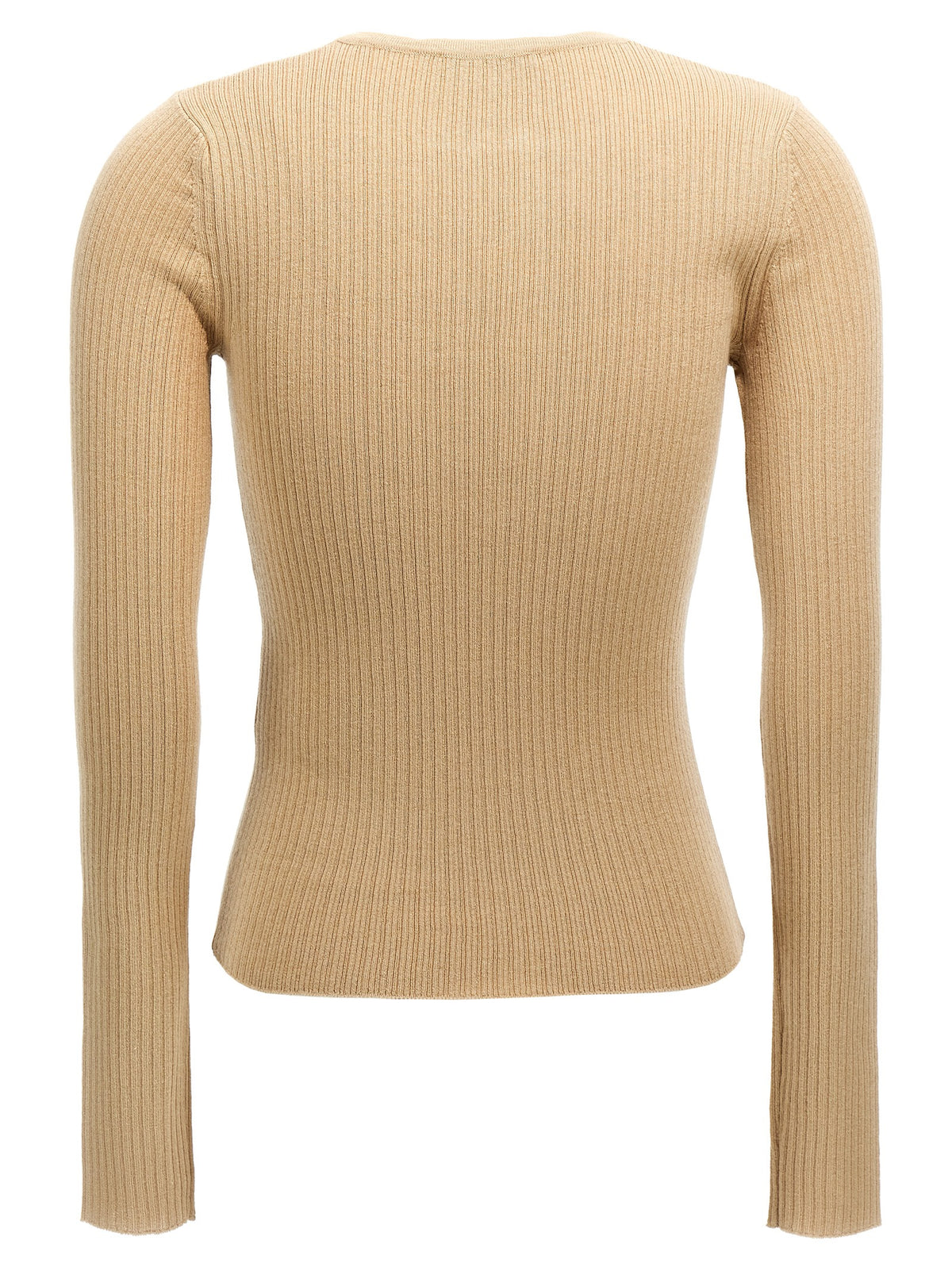 Cardigan Max Mara in seta beige