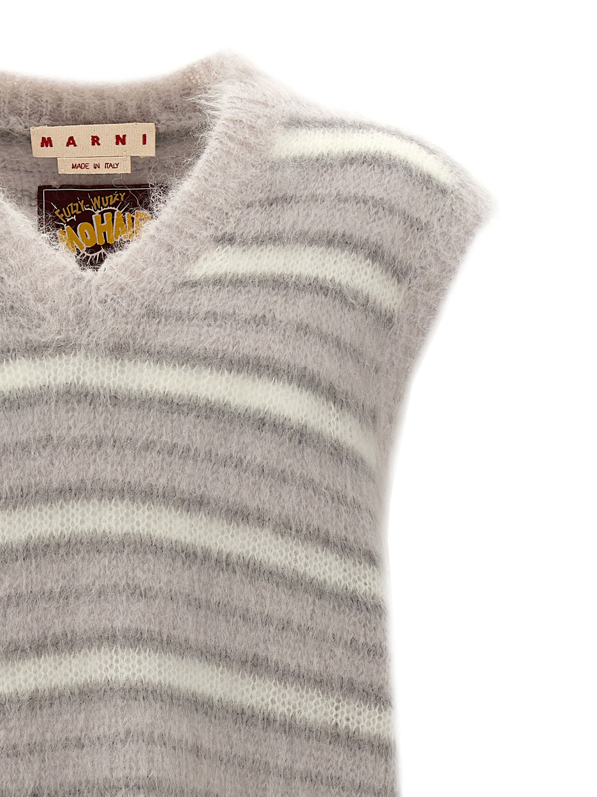 Felpa Marni grigia in mohair