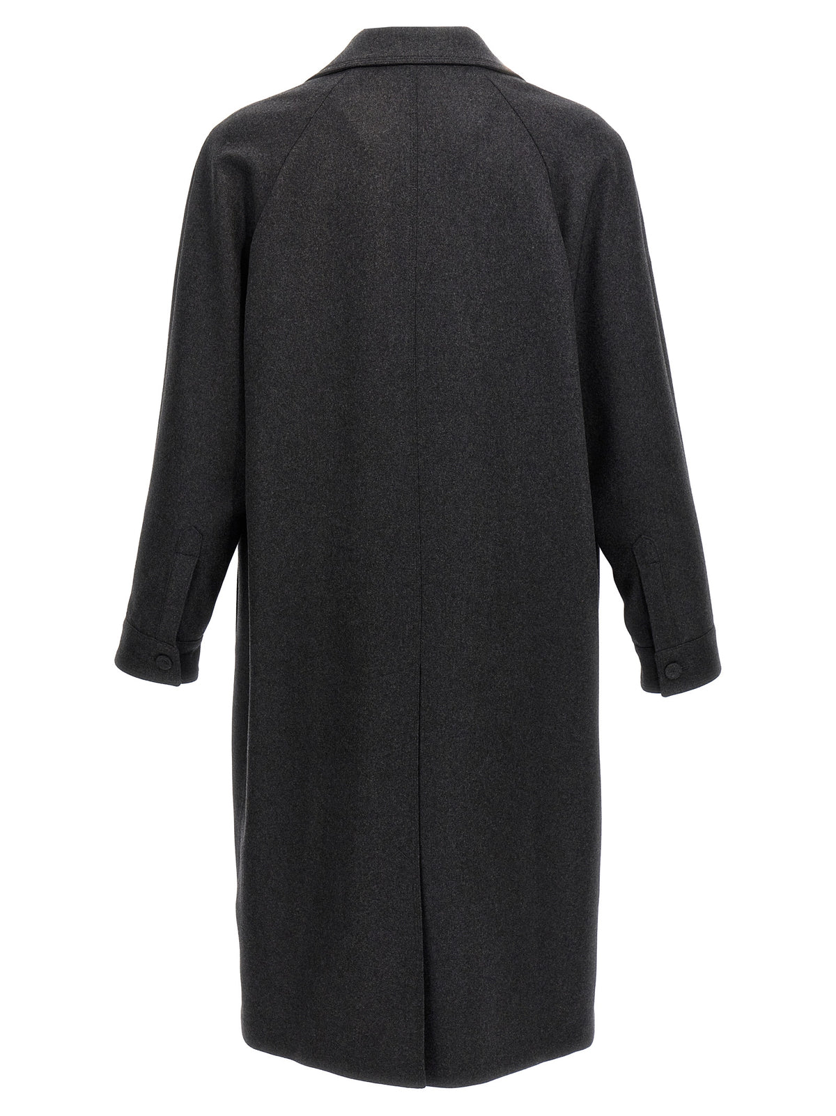 Manteau Fendi en cachemire gris