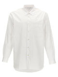 Blusa Bianca in Cotone Comme Des Garçons