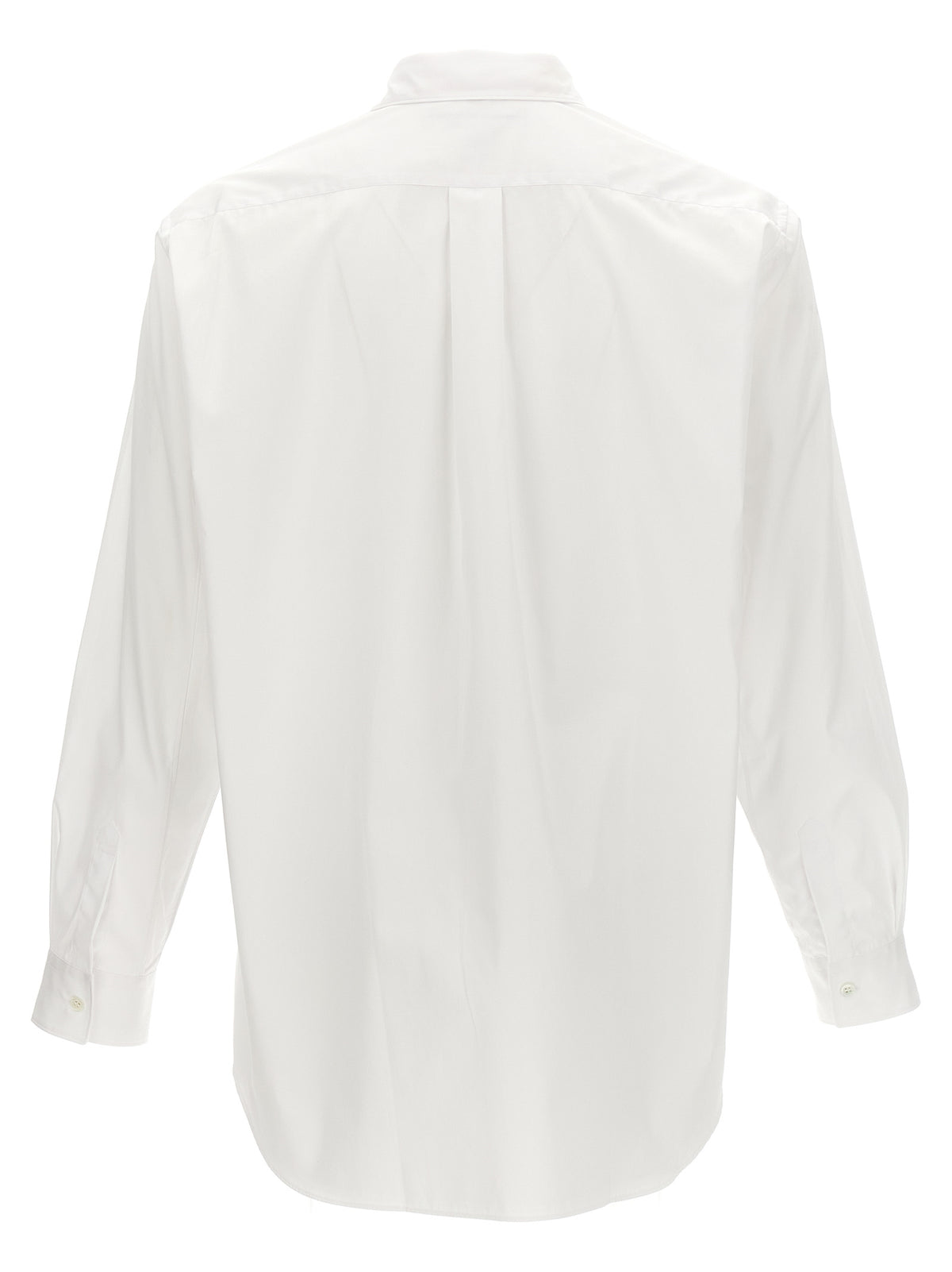 Blusa Bianca in Cotone Comme Des Garçons