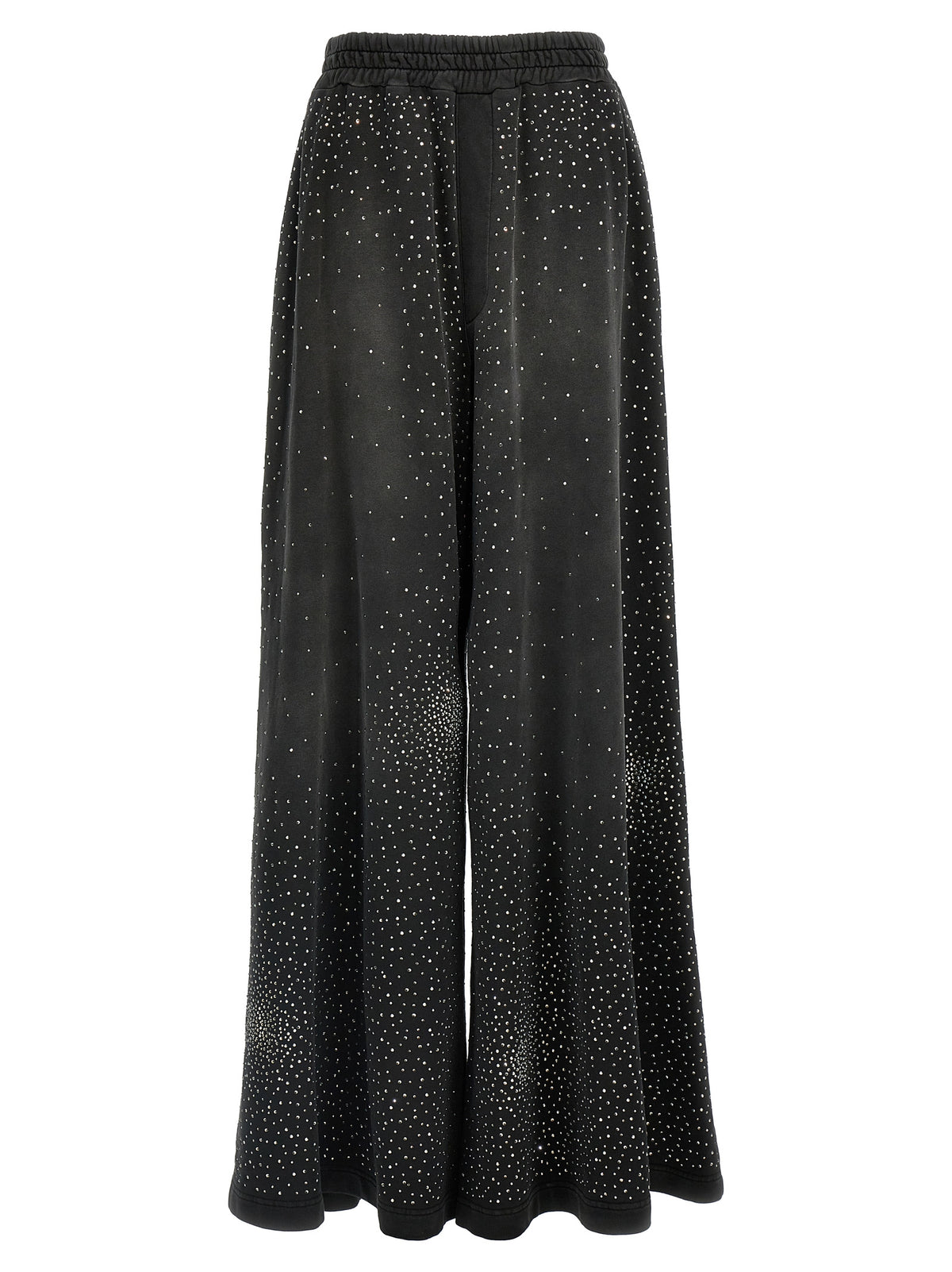 Giuseppe Di Morabito Joggers neri in cotone (Pantaloni da allenamento)