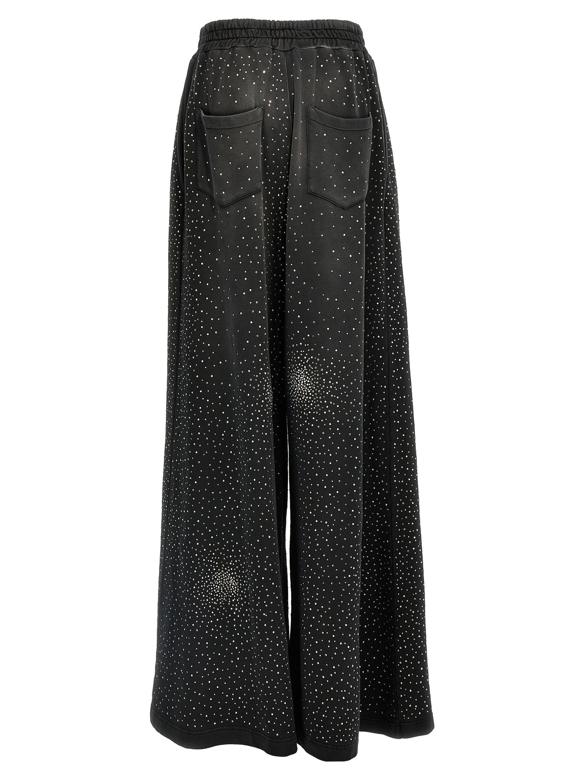Giuseppe Di Morabito Joggers neri in cotone (Pantaloni da allenamento)