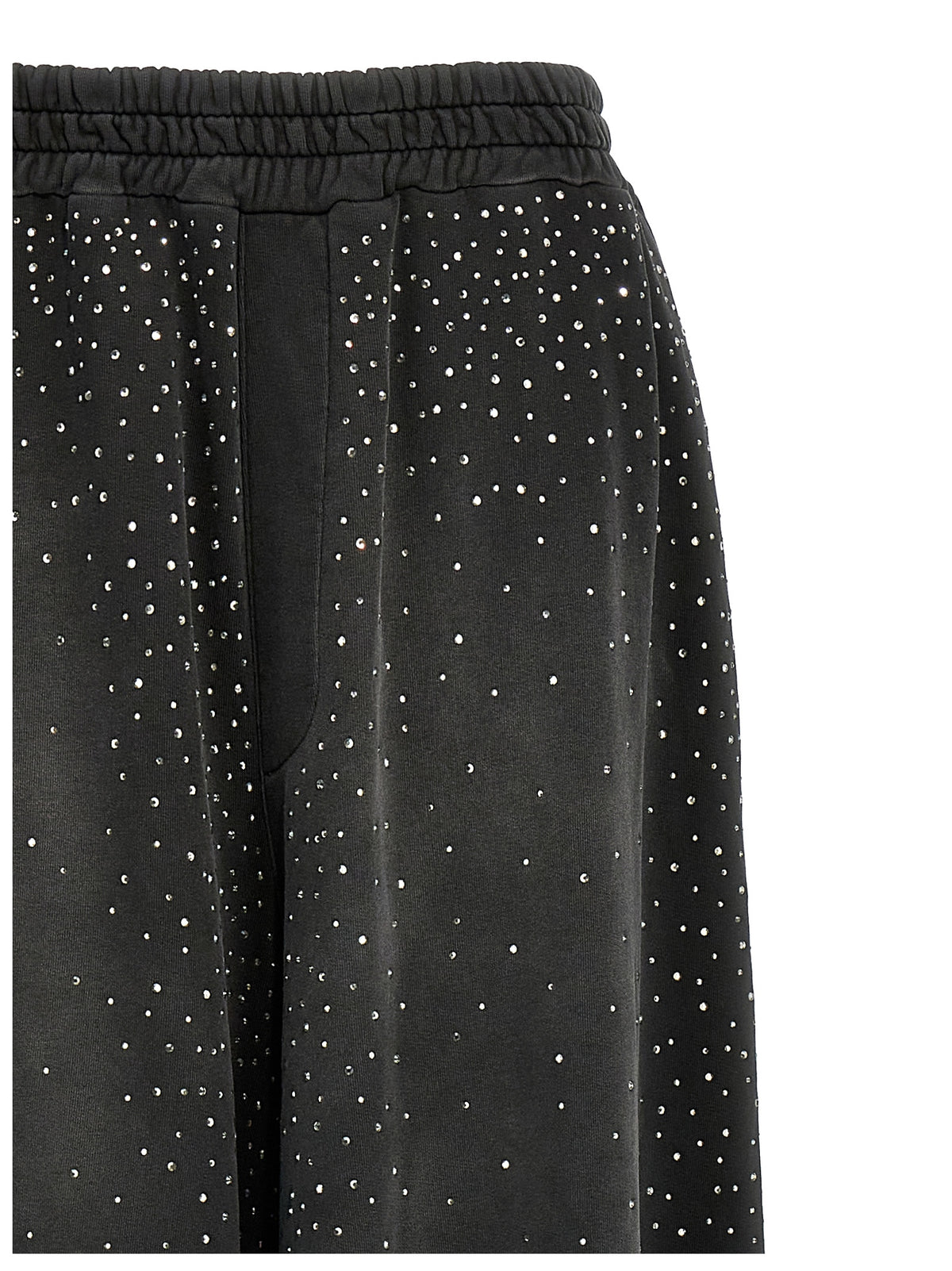 Giuseppe Di Morabito Joggers neri in cotone (Pantaloni da allenamento)
