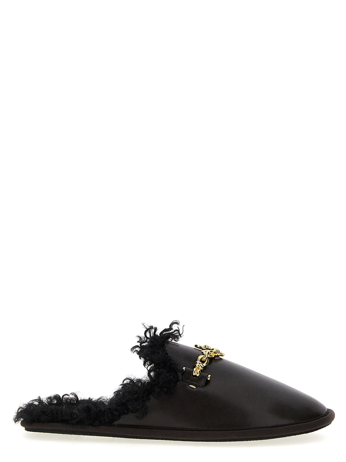 Mules Stella McCartney marroni in polietilene