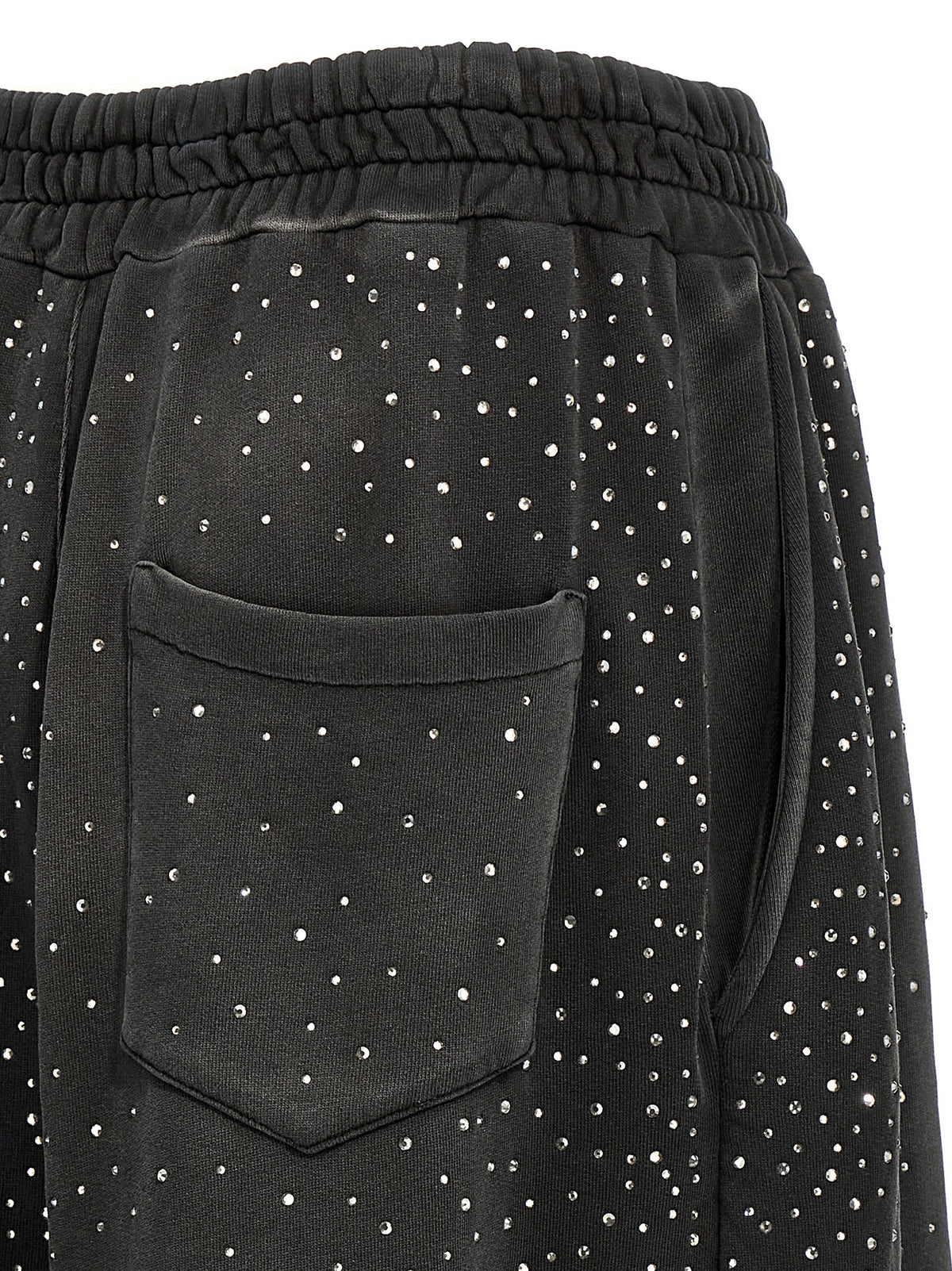 Giuseppe Di Morabito Joggers neri in cotone (Pantaloni da allenamento)