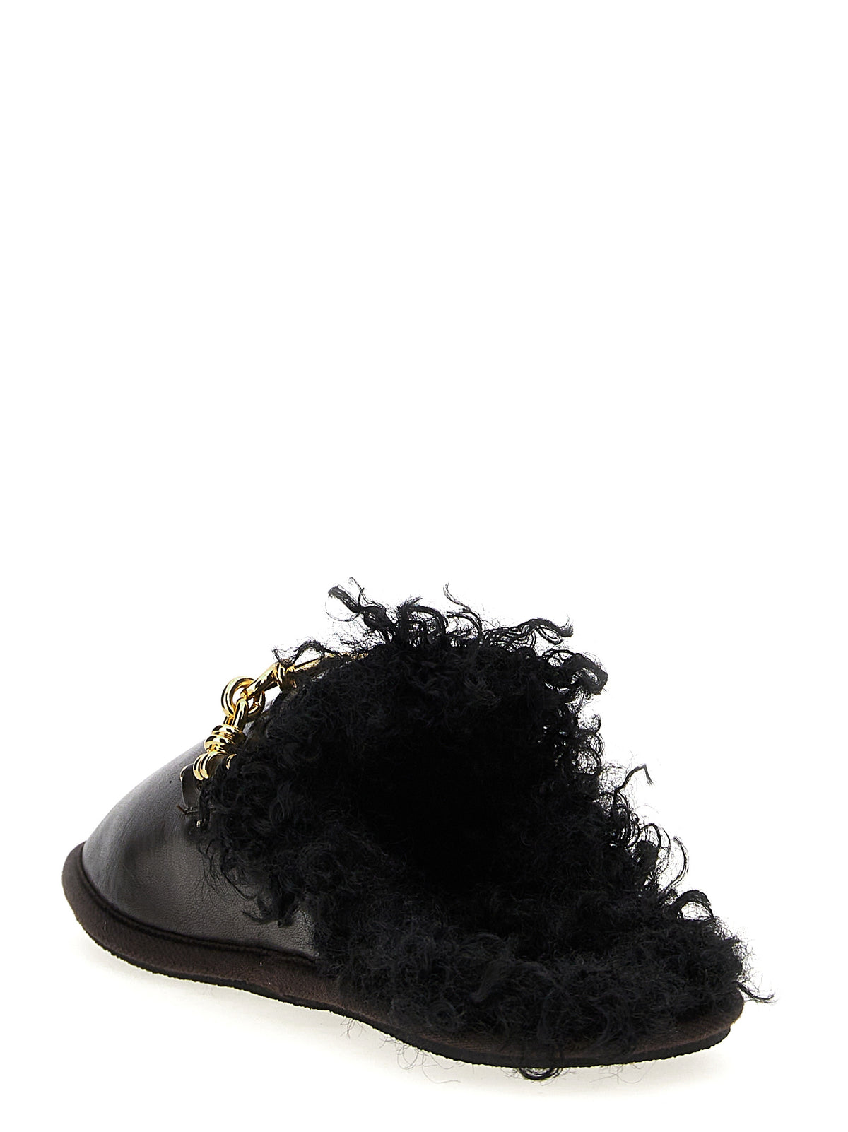 Mules Stella McCartney marroni in polietilene