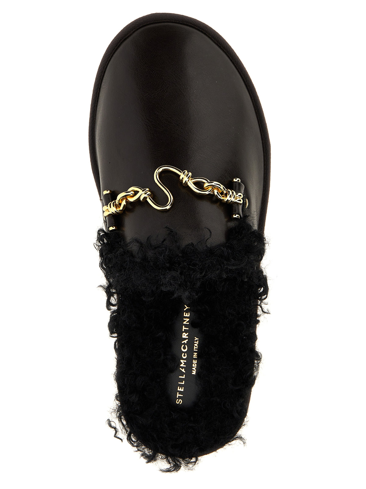 Mules Stella McCartney marroni in polietilene