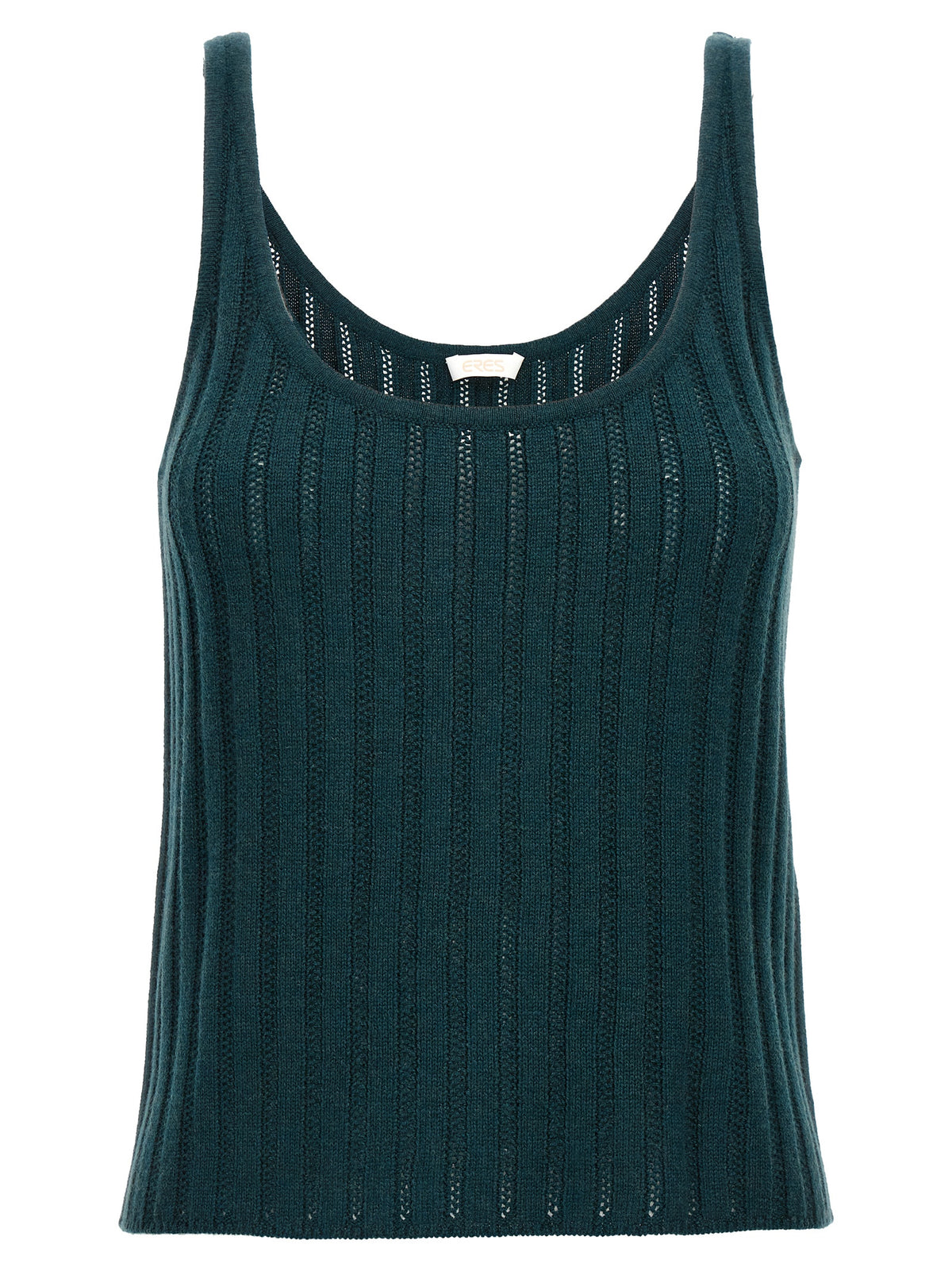 T-shirt smanicata in lana bicolor Eres