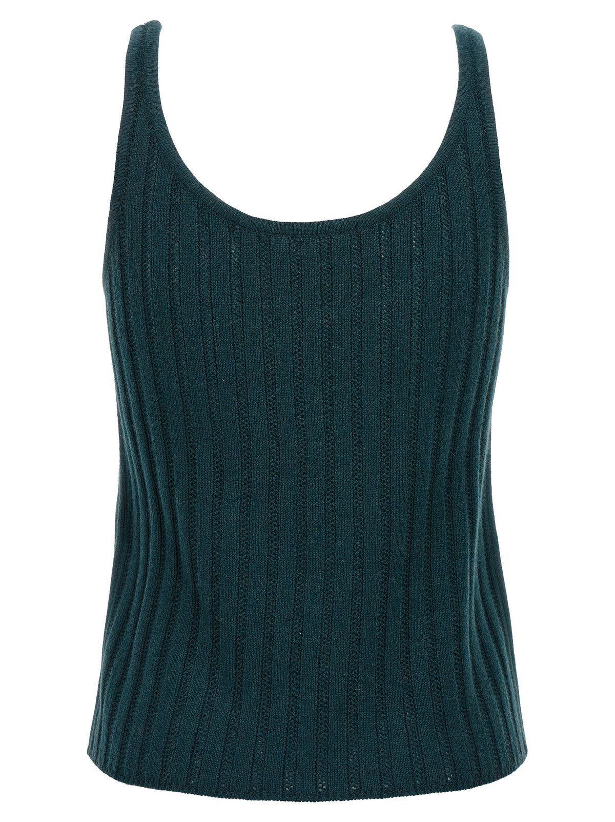 T-shirt smanicata in lana bicolor Eres