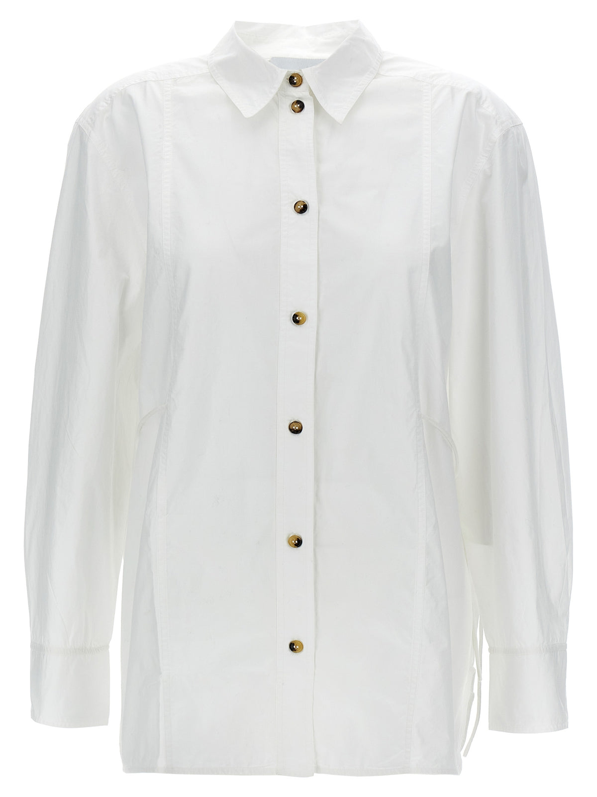 Blusa Ganni in cotone bianco