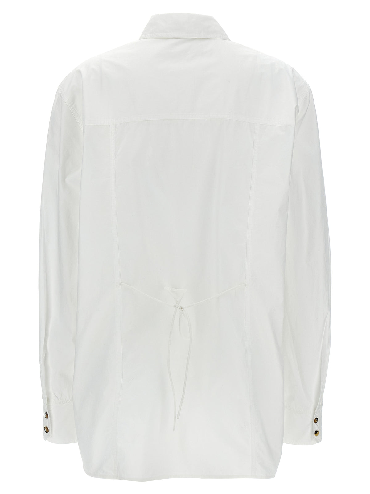 Blusa Ganni in cotone bianco