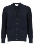 Cardigan en coton bleu Thom Browne