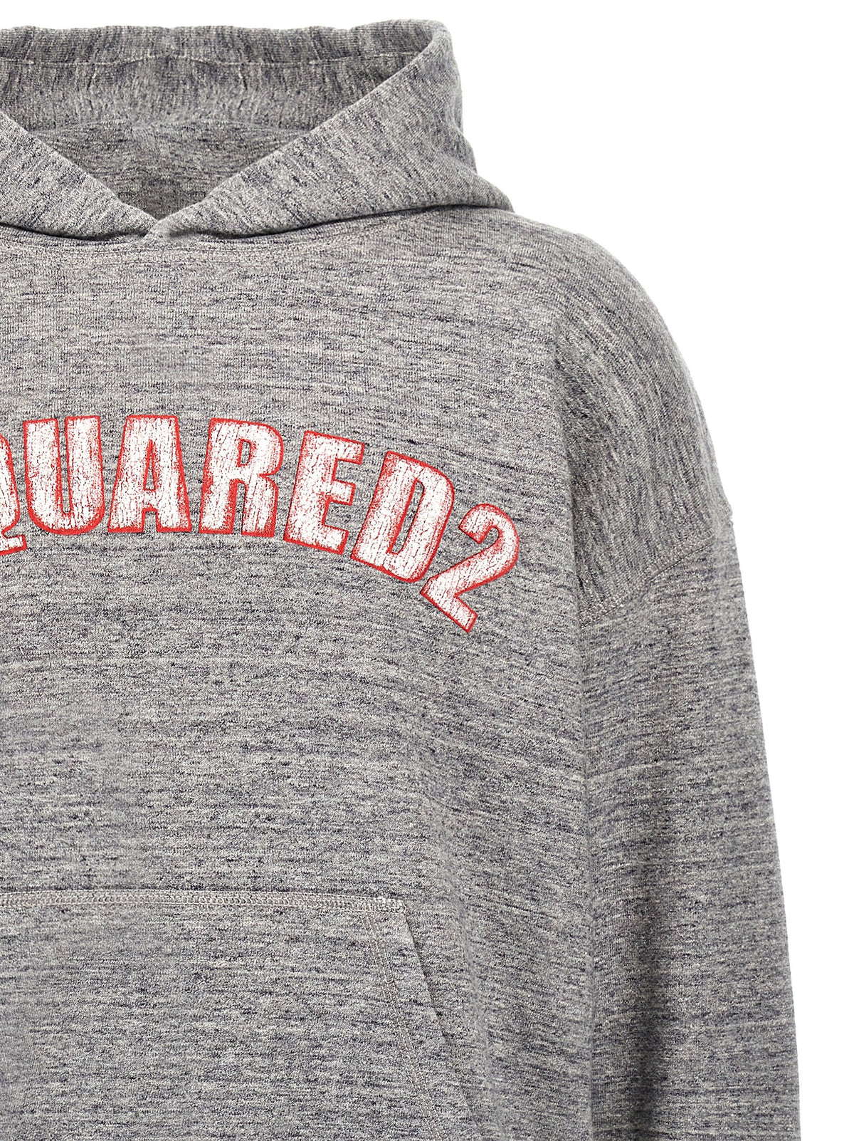 Felpa in cotone grigia Dsquared²