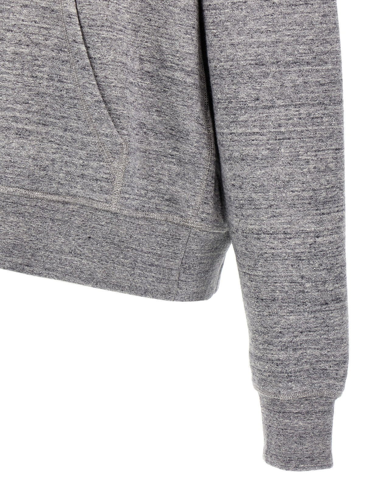 Felpa in cotone grigia Dsquared²