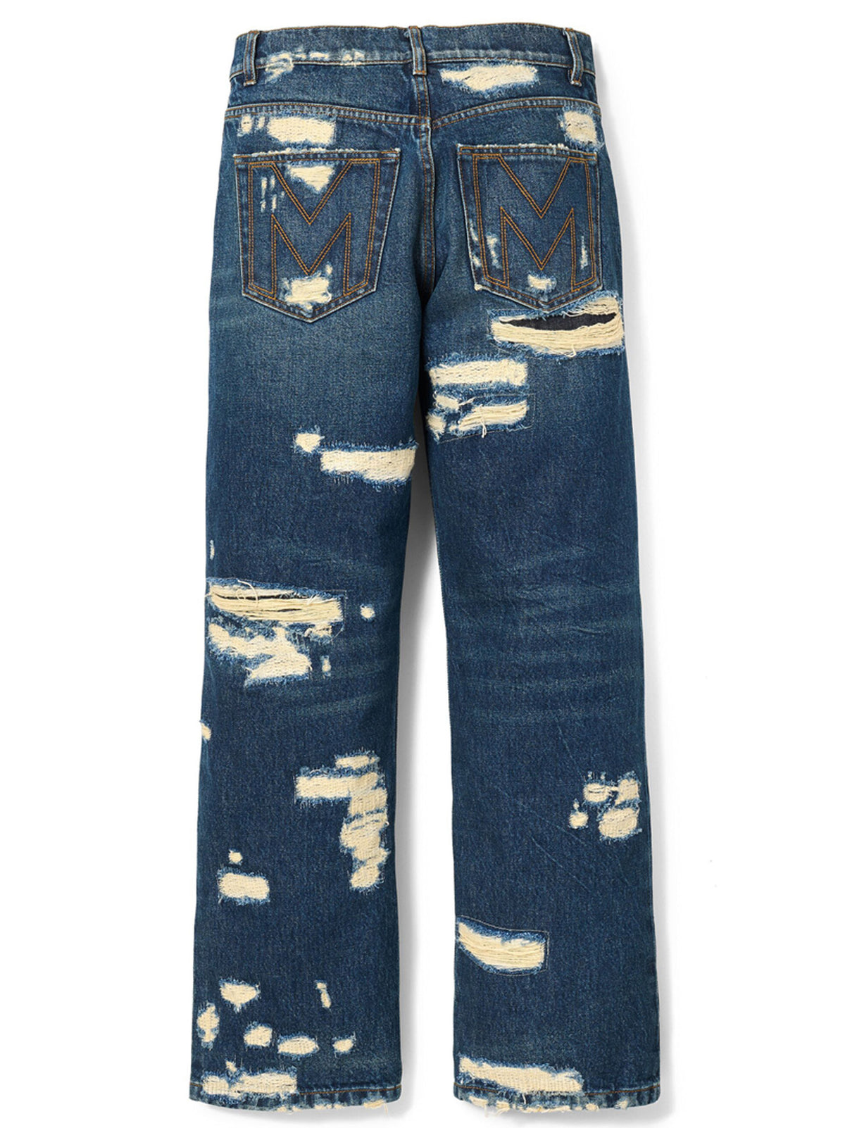 Jeans a gamba dritta in cotone blu Marc Jacobs