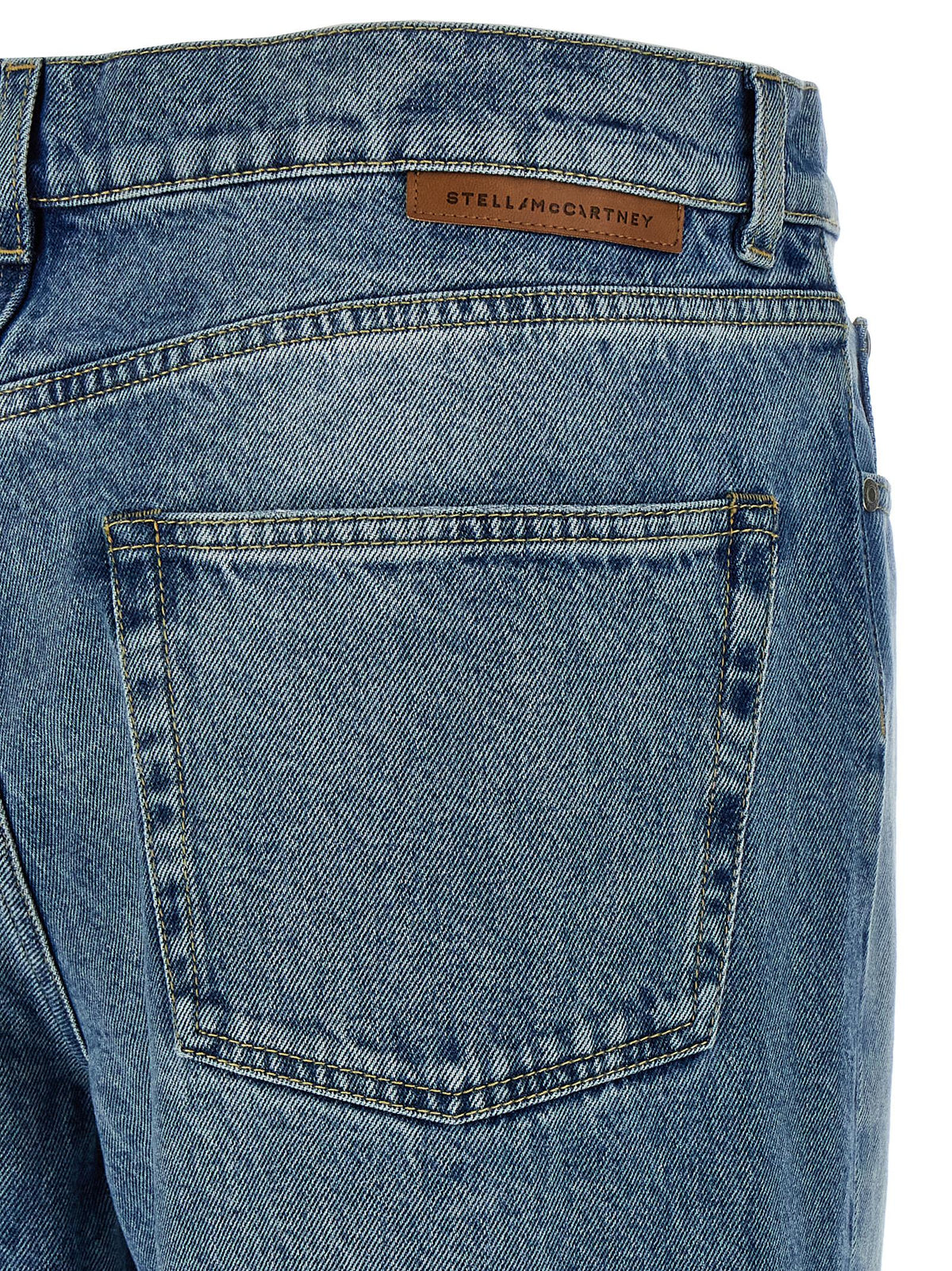 Stella McCartney Jean en jean de coton bleu