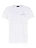 T-shirt Balmain bianca in cotone biologico