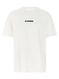 T-shirt en coton blanc Jil Sander