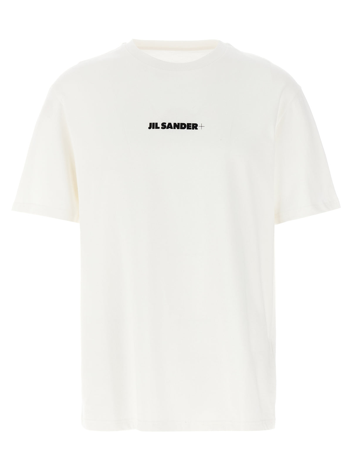 T-shirt en coton blanc Jil Sander