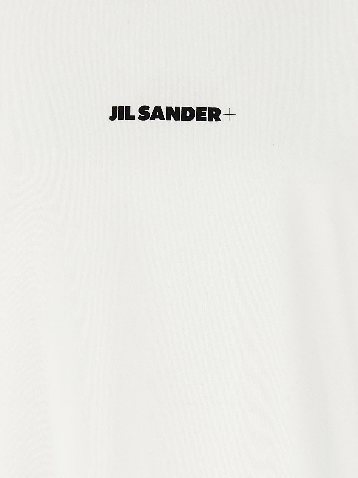 T-shirt en coton blanc Jil Sander