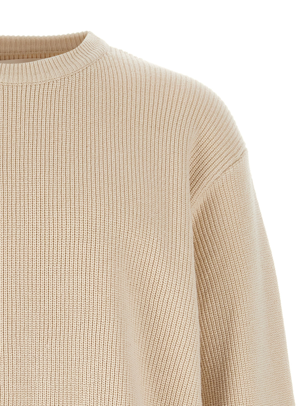 Cardigan in cotone beige Jil Sander