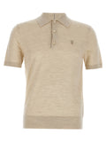 Polo en laine beige Burberry