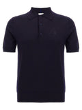 Polo Burberry en laine bleue