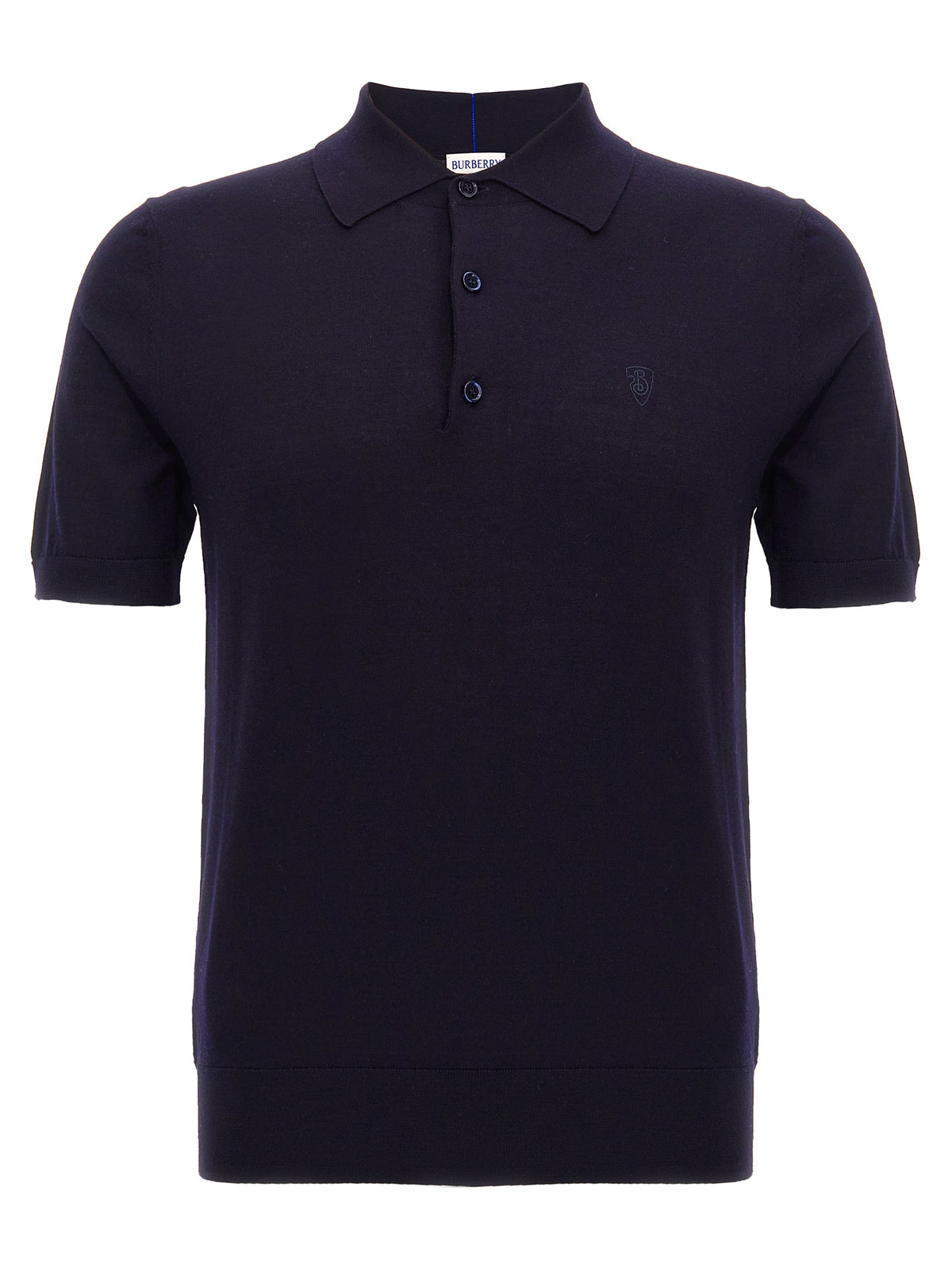Polo Burberry en laine bleue