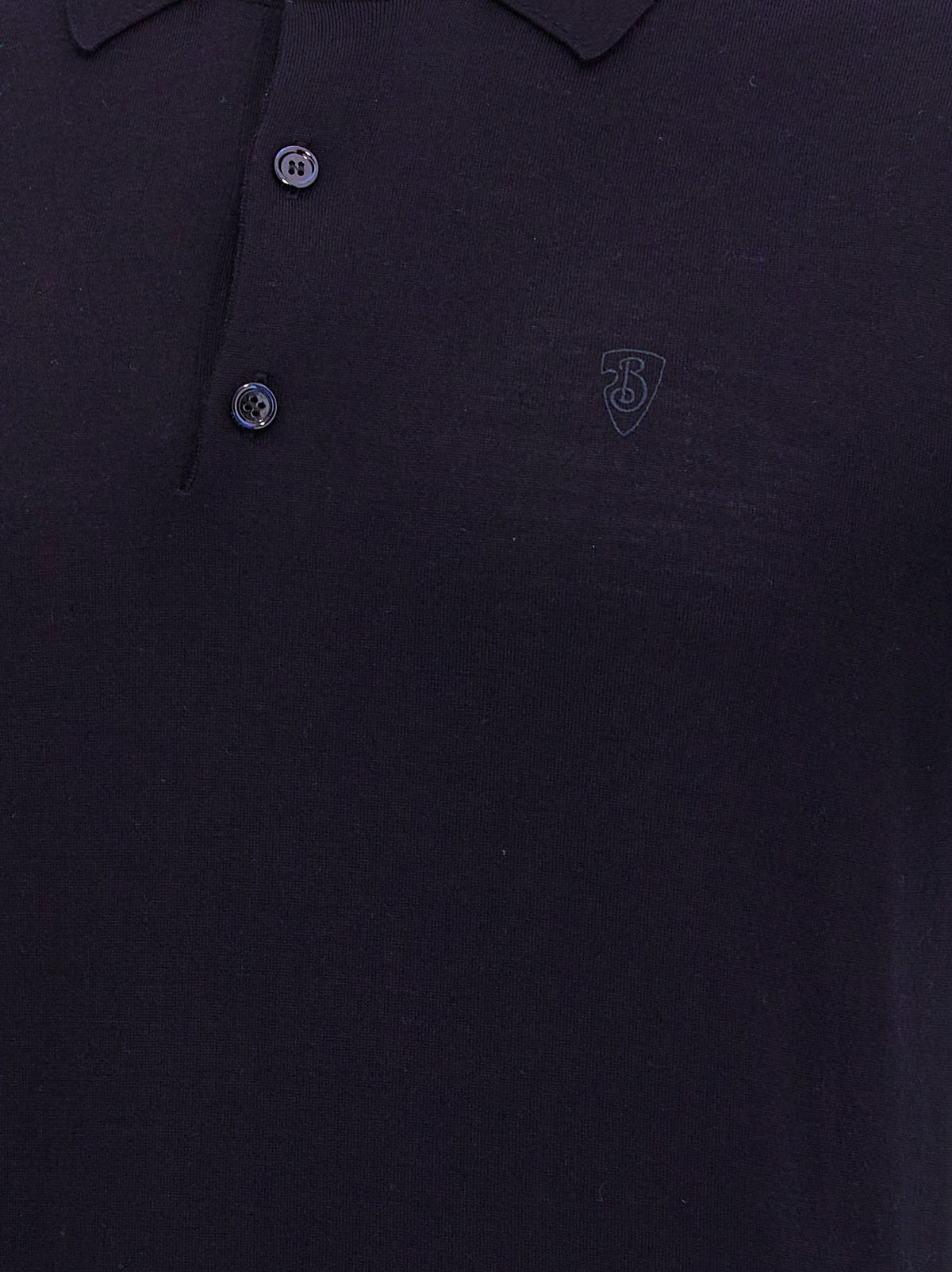 Polo Burberry en laine bleue