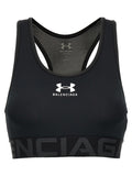 Reggiseno sportivo Balenciaga nero in poliestere