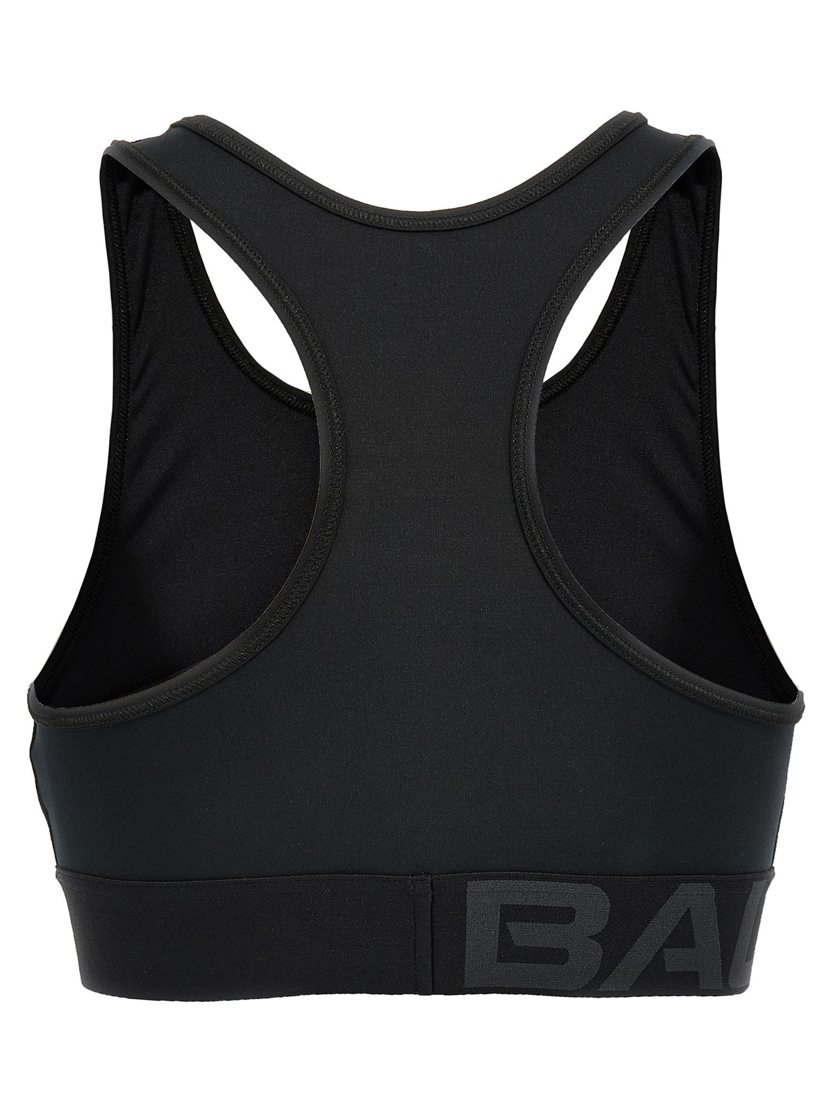 Reggiseno sportivo Balenciaga nero in poliestere