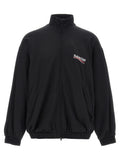 Felpa Balenciaga nera in poliammide