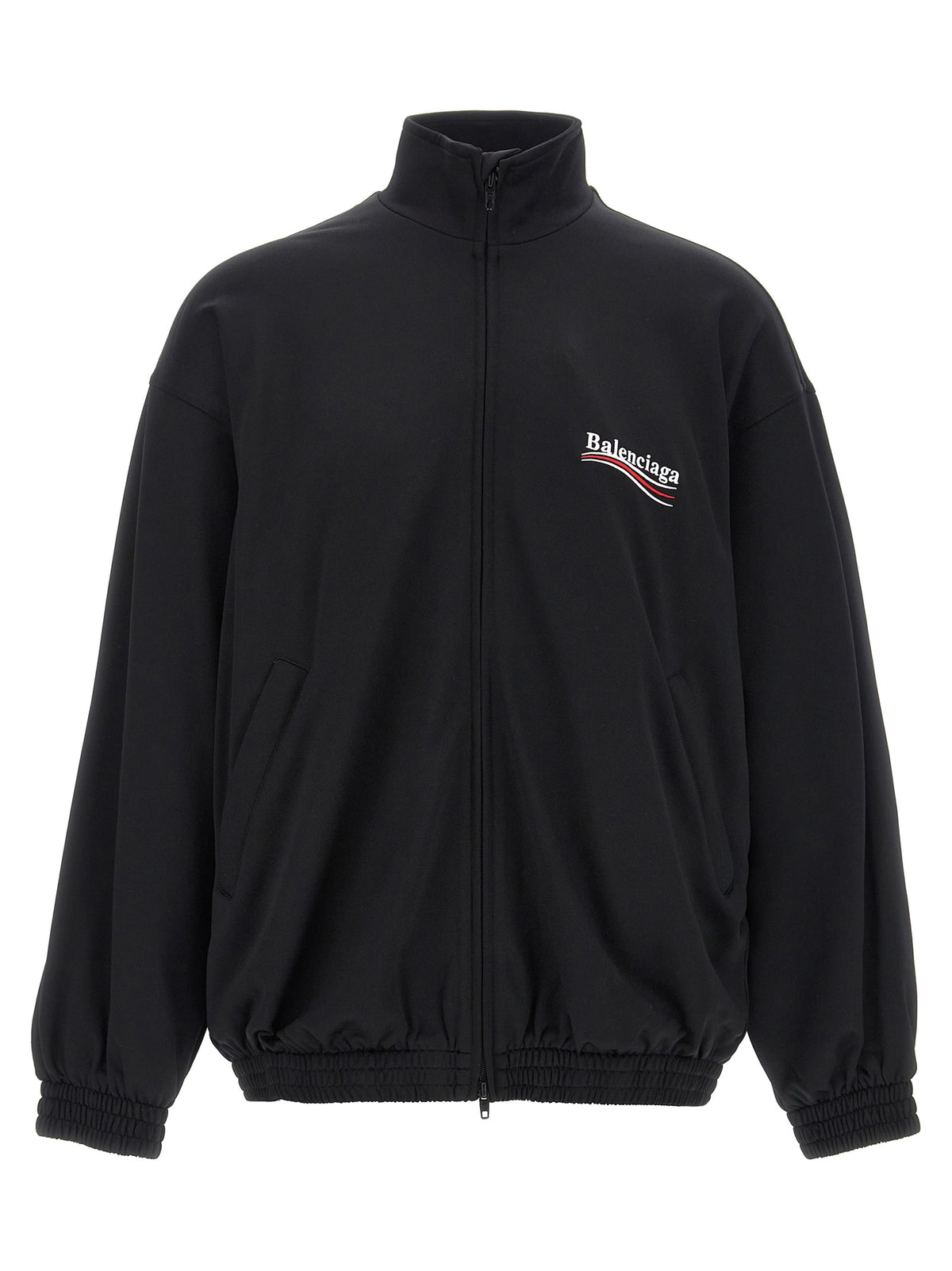Felpa Balenciaga nera in poliammide