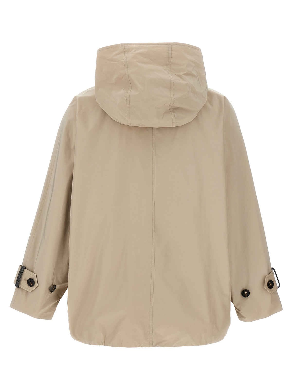 Veste longue Brunello Cucinelli en polyester beige